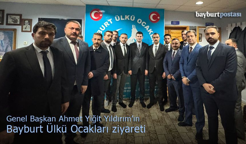 Ülkü Ocakları Genel Başkan Ahmet Yiğit Yıldırım'ın Bayburt ziyareti