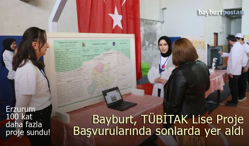 Bayburt, TÜBİTAK'ın lise proje başvurularında en sonlarda yer aldı