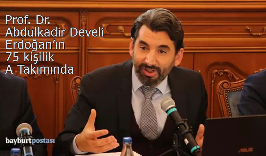 Prof. Dr. Abdulkadir Develi AK Parti MKYK'da yer aldı