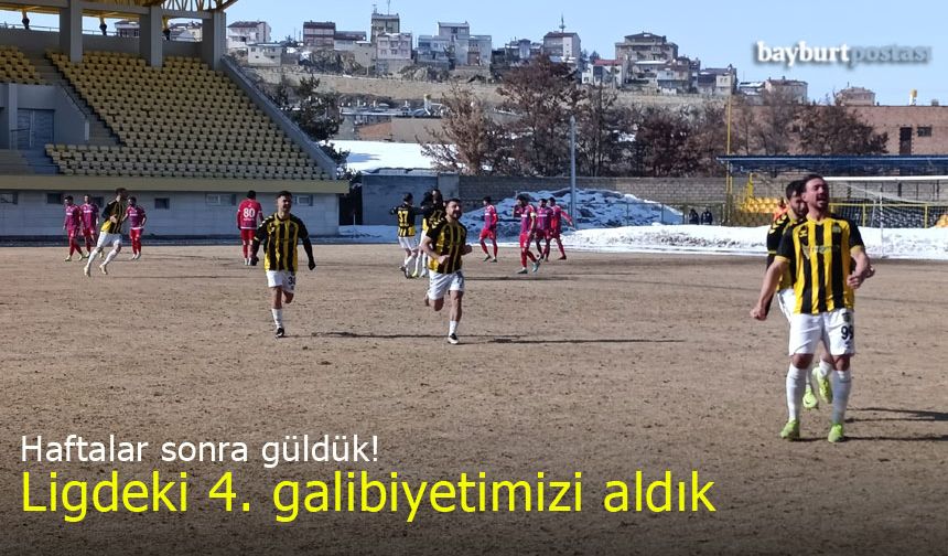 Bayburt Özel İdarespor ligdeki 4. galibiyetini Karabük'ten aldı!