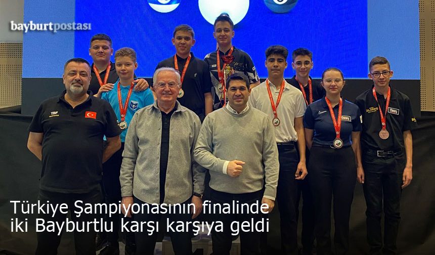 Pool Bilardo Şampiyonasının finalinde iki Bayburtlu karşı karşıya geldi