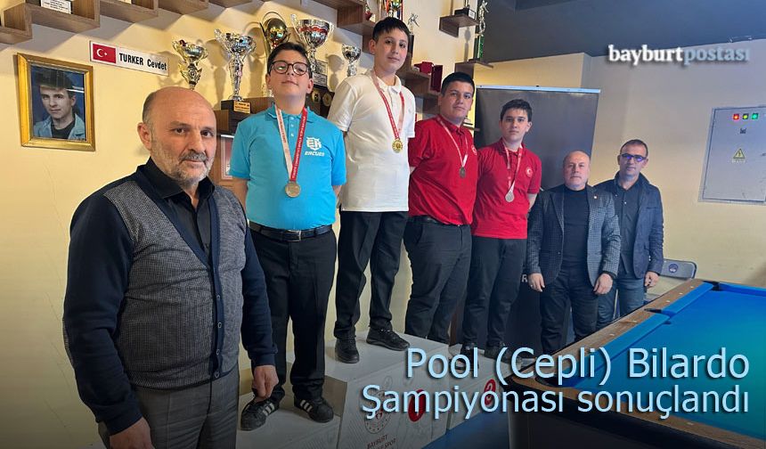 Pool (Cepli) Bilardo Bayburt İl Şampiyonası sonuçlandı