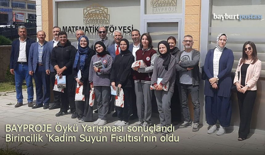 BAYPROJE Yarışması'nda birincilik 'Kadim Suyun Fısıltısı'nın