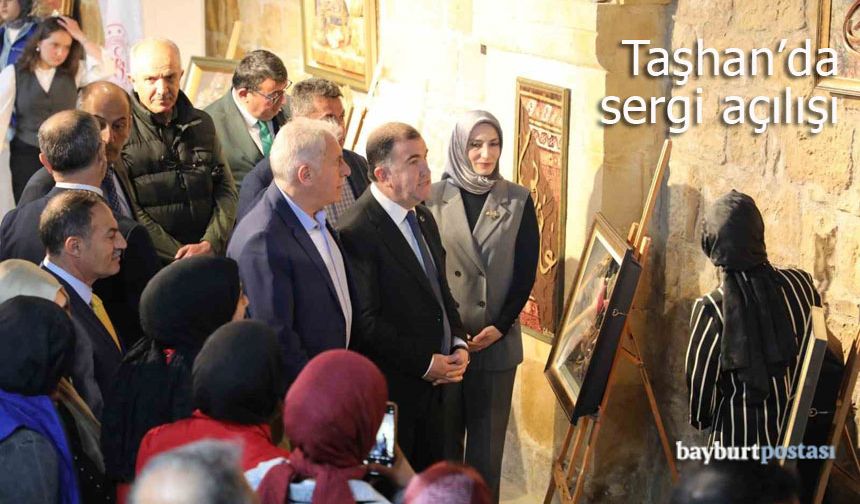 Bayburt’ta Gençlik Haftası etkinliklerinde sergi açılışı