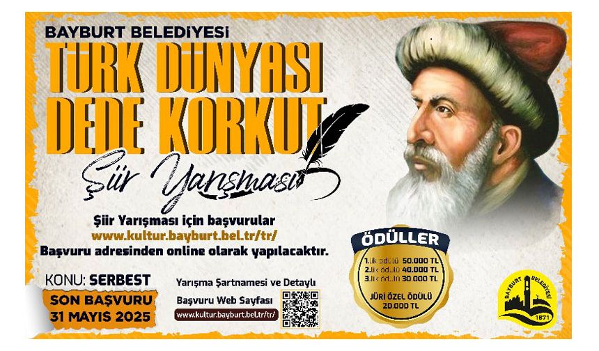 Türk Dünyası Dede Korkut Şiir Yarışmasında başvurular devam ediyor