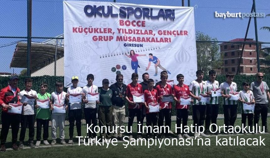 Konursu İmam Hatip Ortaokulu Türkiye Şampiyonası'na katılacak
