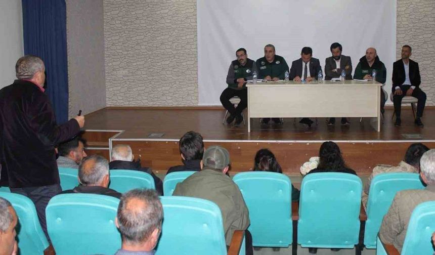 Demirözü'nde çiftçilerin talepleri dinlendi