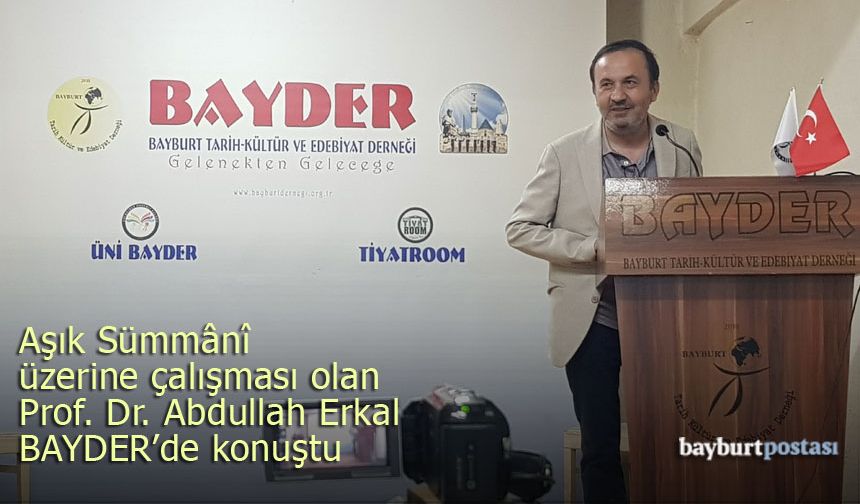 BAYDER Kültür Sohbetleri'nde Âşık Sümmânî anlatıldı