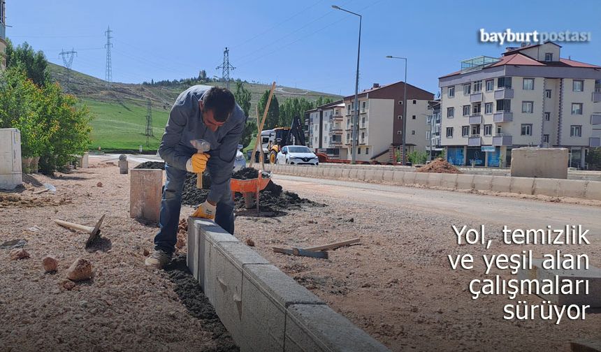 Bayburt Belediyesi'nden kapsamlı bakım ve temizlik