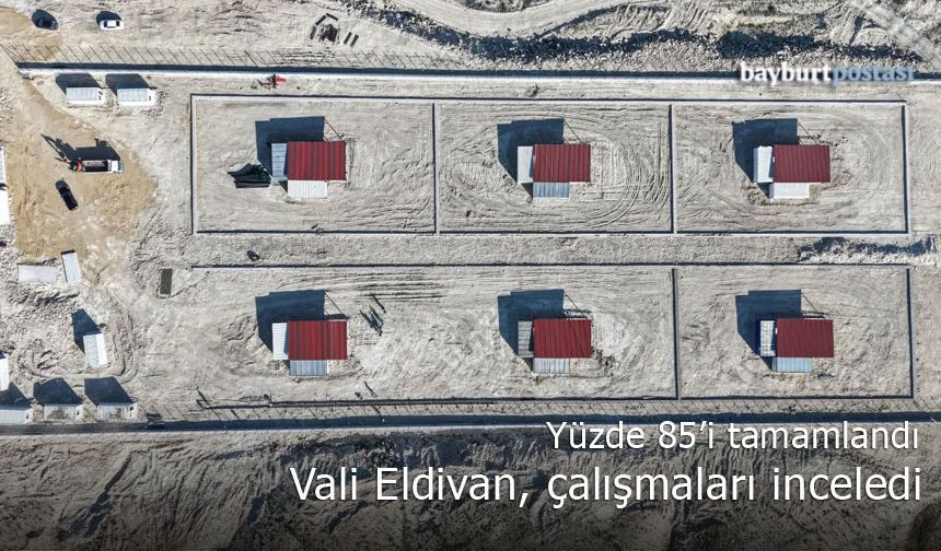 Bayburt'ta 'Hayvan Bakım Evi'nin yüzde 85'i tamamlandı