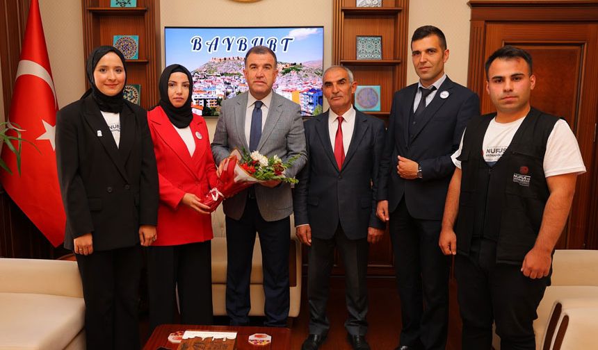 Bayburt'ta '11 Temmuz Dünya Nüfus Günü' ziyareti