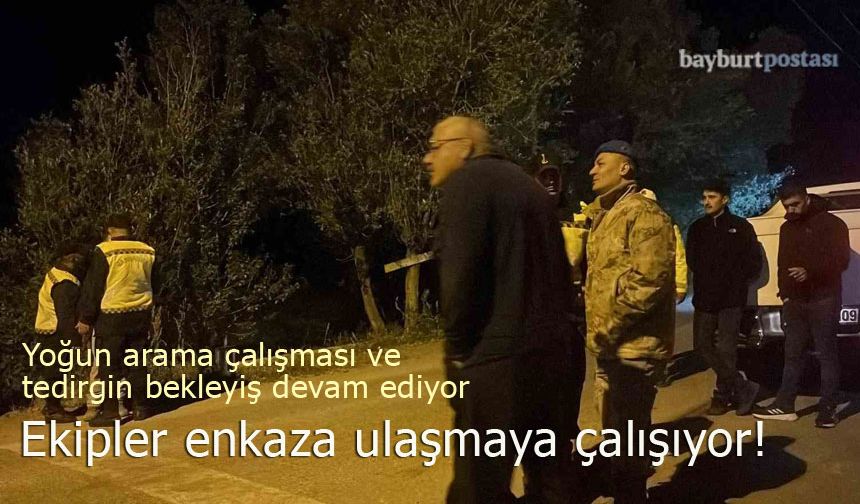 Bayburt-Erzurum sınırında düşen uçak aranıyor!