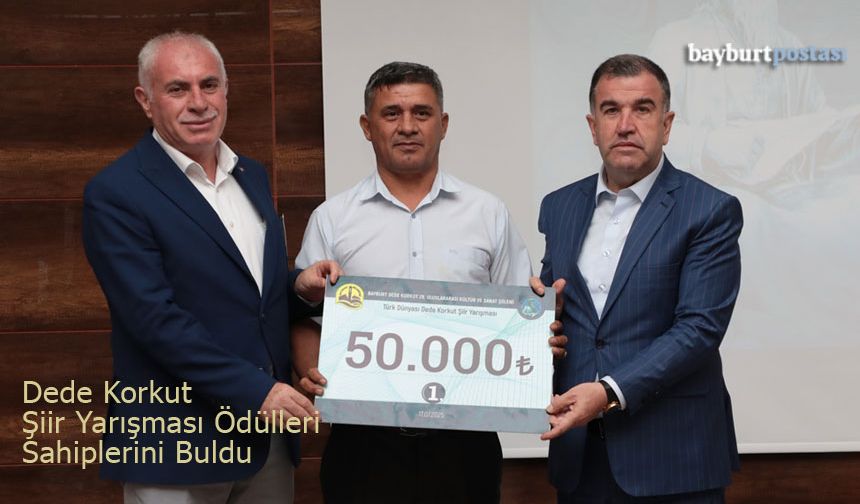 Dede Korkut Şiir Yarışması Ödülleri Sahiplerini Buldu