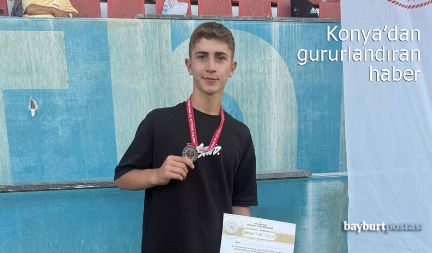 Bayburt'un Gururu Muhammet Ali Saka Türkiye İkincisi