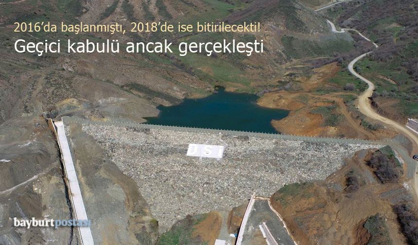 Dövmekeya Göleti 7 yıl gecikme ile tamamlandı!