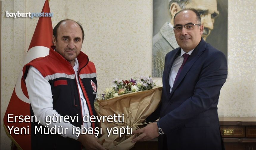 Bayburt İl Tarım ve Orman Müdürlüğü'nde Devir Teslim Töreni