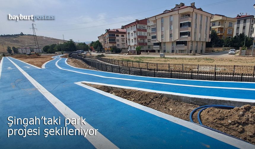 Şingah mahallesindeki yeni park projesi şekilleniyor