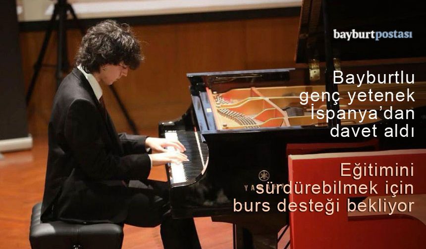 Bayburtlu genç yetenek Pusat Saz, burs desteği bekliyor
