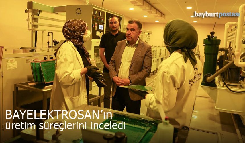 Vali Mustafa Eldivan'dan BAYELEKTROSAN'a ziyaret
