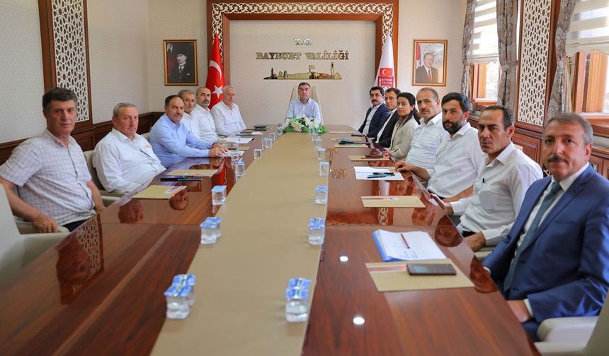 Bayburt'ta öğrenci yurtları değerlendirildi