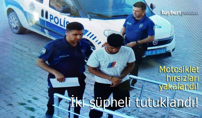 Demirözü'ndeki motosiklet hırsızlığı olayı çözüldü: İki şüpheli tutuklandı!