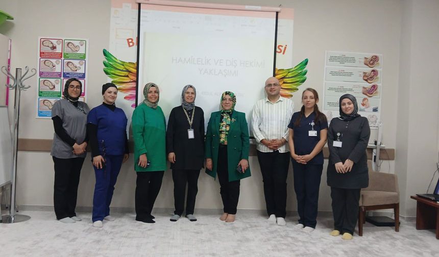 Bayburt'ta anne adaylarına diş sağlığı eğitimi