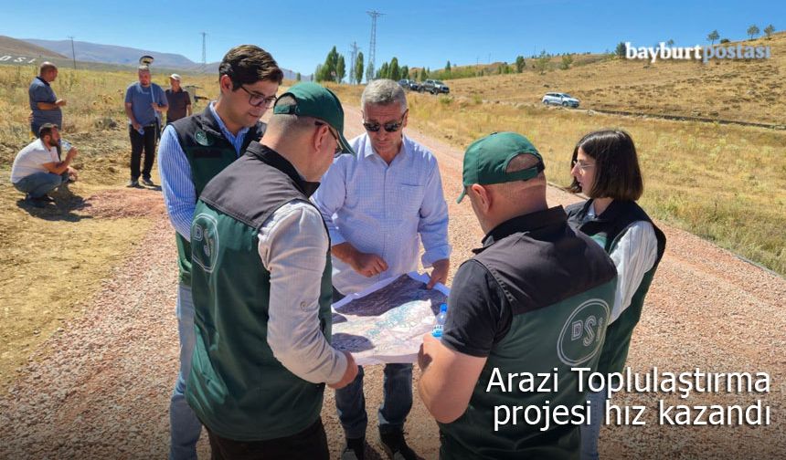 Demirözü'nde Arazi Toplulaştırma Projesi Hız Kazandı