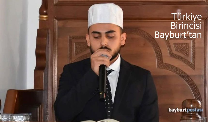 Türkiye Kur’an-ı Kerim Yarışması'nın Birincisi Bayburt’tan İrfan Dönmez
