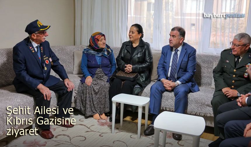 Vali Eldivan’dan Şehit Ailesine ve Kıbrıs Gazisine Anlamlı Ziyaret