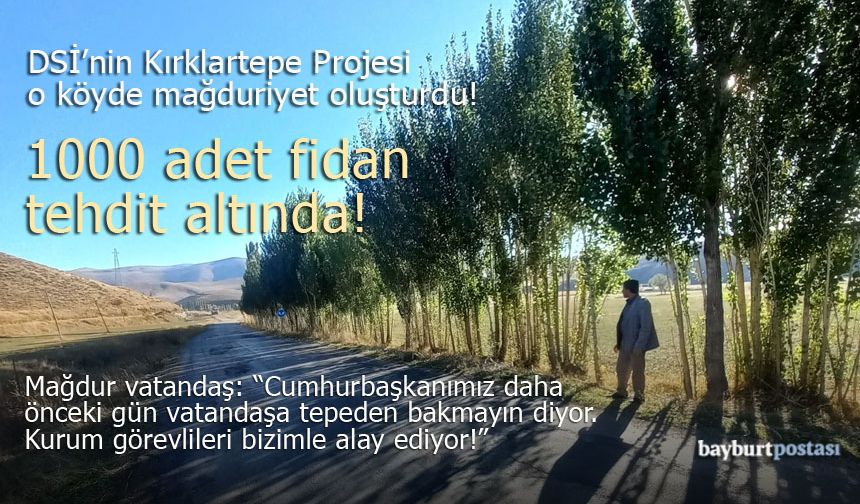 DSİ'nin Kırklartepe Projesi, Aksaçlı köyünde mağduriyet oluşturdu!