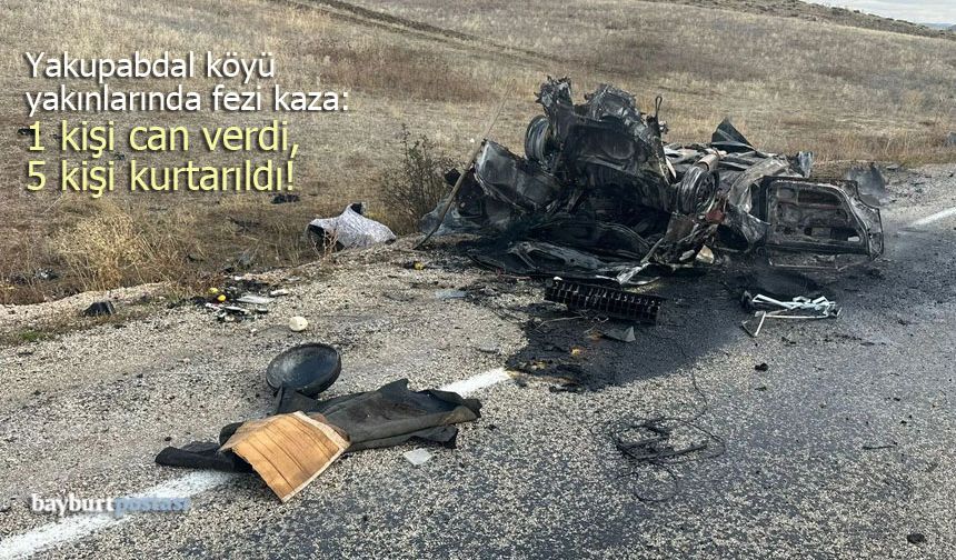Yakupabdal yakınlarında acı kaza: 1 kişi yanarak öldü!
