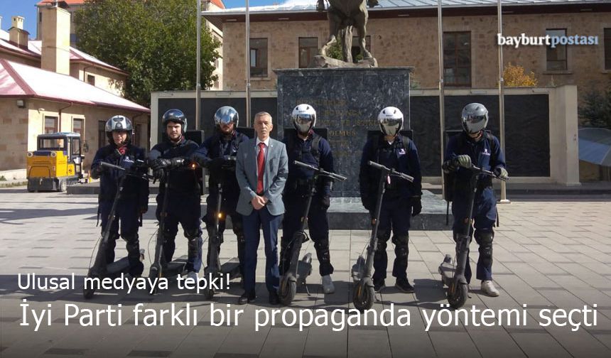 İYİ Parti Bayburt Teşkilatı'ndan 'Led Ekranlı Araç ve Scooter'lı Propaganda