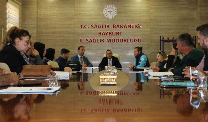 Bayburt'ta 2025 Afet Sağlık Planı Hazırlığı
