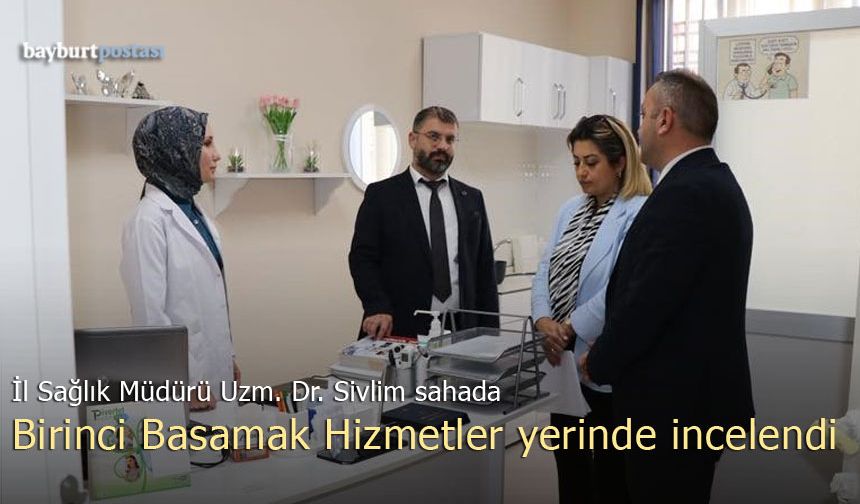 Sağlık Müdürü Uzm. Dr. Harun Sivlim Sahada