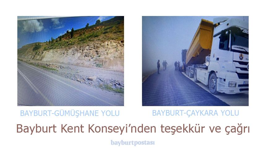 Kent Konseyi'nden Bayburt-Gümüşhane Yolu Çağrısı
