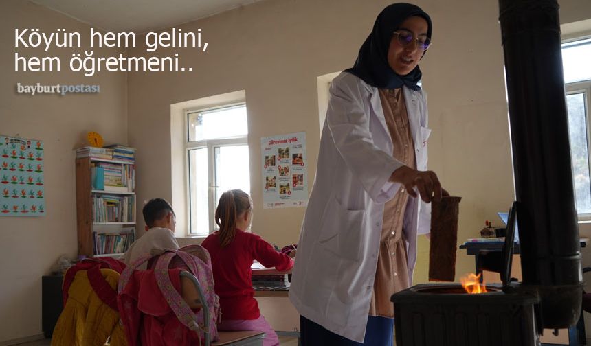 Yoncalı ile gönül köprüsü kurdu: Köyün hem öğretmeni, hem gelini