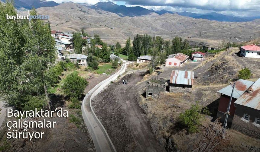 Bayraktar Köyünde Taşkın Kontrol İnşaatı Sürüyor