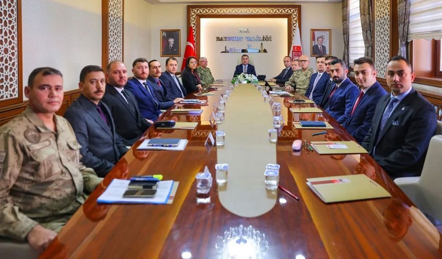 Bayburt'ta Asayiş ve Kaçakçılıkla Mücadele Masaya Yatırıldı