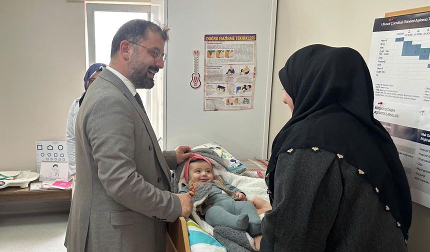 Bayburt İl Sağlık Müdürü Sivlim'den Gökçedere ASM'ye ziyaret