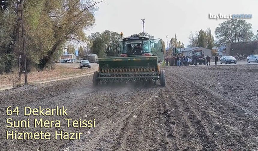Arpalı’da 64 Dekarlık Suni Mera Tesisi Hizmete Hazır