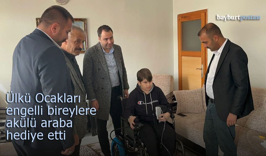 Bayburt Ülkü Ocakları, engelli bireylerin hayatına dokunuyor