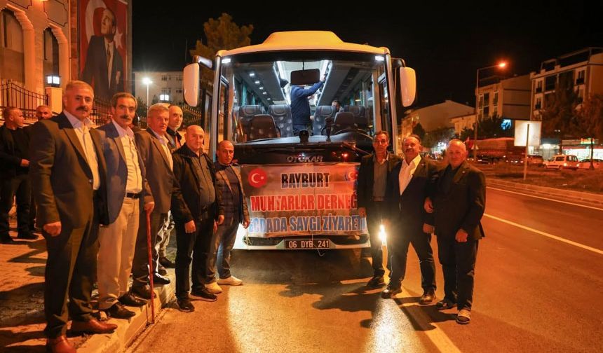 Bayburtlu Muhtarlar Ecdadın İzinde: Çanakkale'ye Uğurlandılar