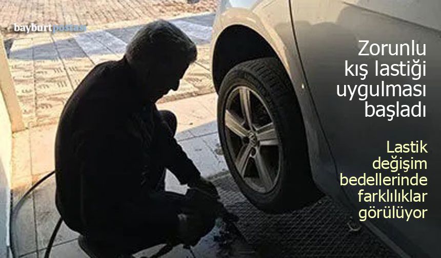 Kış lastiği uygulaması başladı: Değişim bedelinde farklılıklar görülüyor!