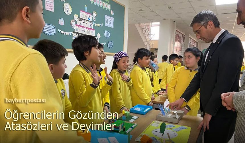 Bayburt'ta "Öğrencilerin Gözünden Atasözleri ve Deyimler" etkinliği