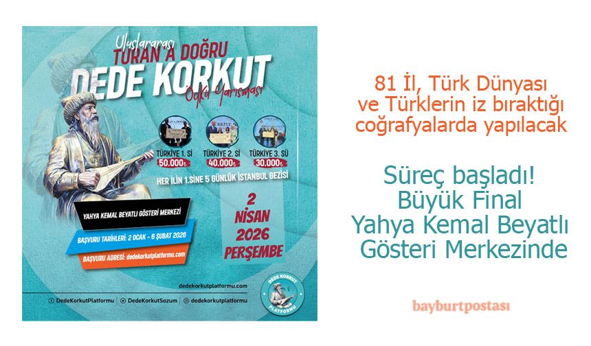 Uluslararası Dede Korkut Öykü Yarışması Başvuruları 2 Ocak’ta Başlıyor