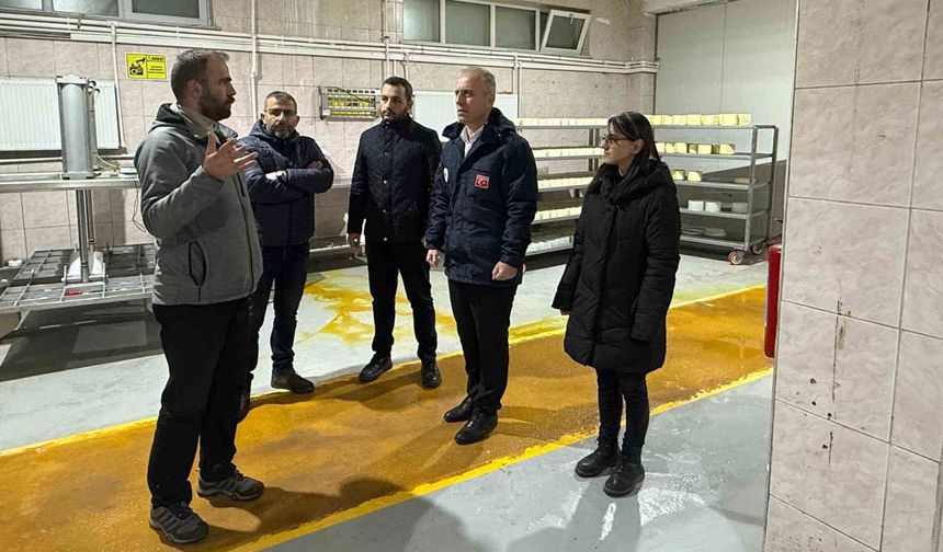 Bayburt’taki Süt İşleme Tesisine Denetim