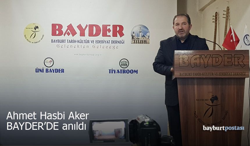 "Ahmet Hasbi Aker'in Hayatı, İlmî Kişiliği ve Mirası" BAYDER’de Anlatıldı