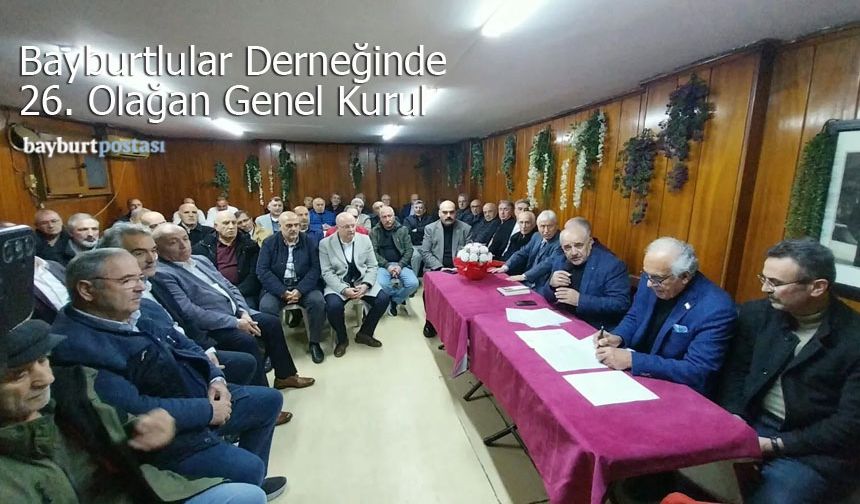 Anadolu Yakası Bayburtlular Derneği'nde Adem Doğan Güven Tazeledi