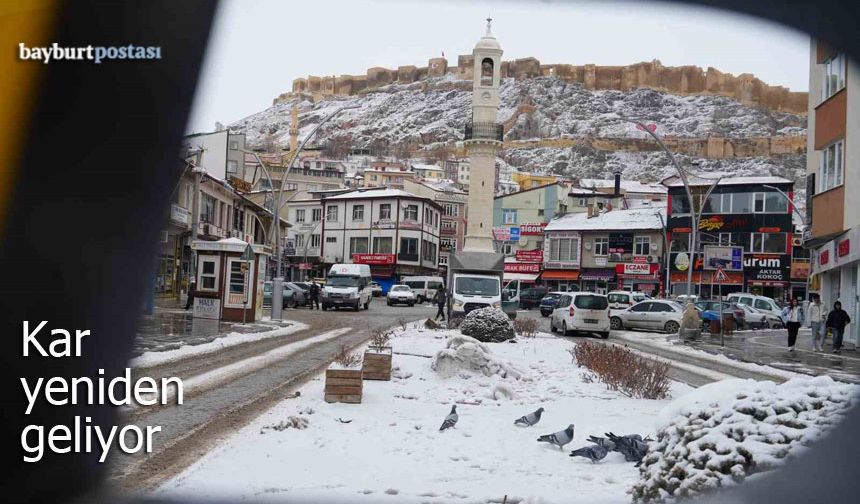 Bayburt İçin Kritik Uyarı: Kar, Fırtına ve Çığ Tehlikesi Kapıda