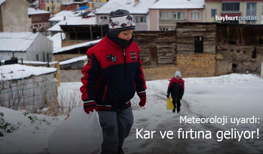 Meteorolojiden İki İl İçin "Turuncu" Alarm: Kar ve Fırtına Geliyor!